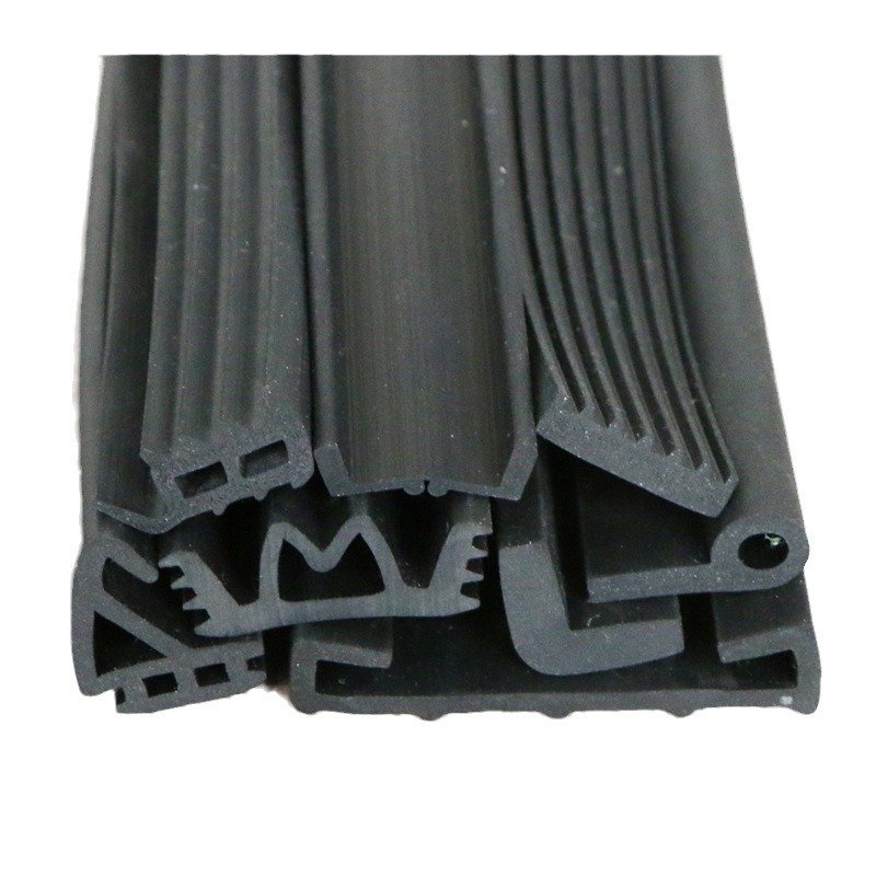 High-elasticity EPDM rubber weatherstripping strip for commercial and residential doors and windows